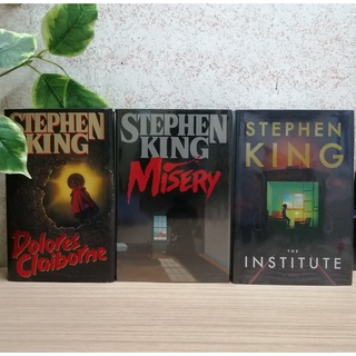 ◕Stephen King First Edition/First Printing Hardcovers (The Institute, Misery, Dolores Claiborne)