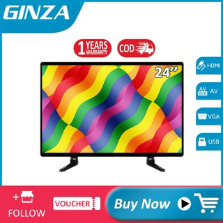 paper size GINZA 24 Inch LED Flat Screen and Ultrqa Slim TV HDMI,AV,VGA and USB(Screen size 22)