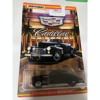 Matchbox - Cadillac - 1941 Cadillac Series 62 Convertible Coupe Black