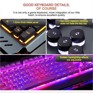 Wired Mechanical Keyboard With Backlight RGB Anti-ghosting Mechanical Gaming Keyboard For PC Desktop Waterproof Gamer Keyboard (5)