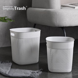 Nordic Style Trash Can Household Kitchen Living Room Bathroom