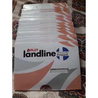 ∋☃PLDT Landline Plus Sim (dual cut) with FREE PhP50.00 load #cod