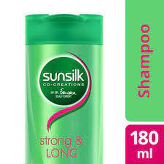 sunsilk shampoo strong and long In Bottle (Green)180ml (2)
