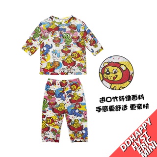 Circus Pattern Short Sleeve Home Service Pacifier Set