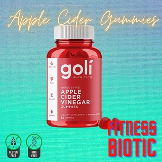 Goli World’s First Apple Cider Vinegar Gummies (60 pieces)