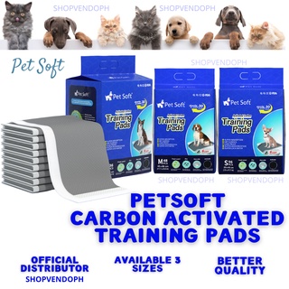 Petsoft Petpads Dog Training Pads with ACTIVATED Carbon and Anti Slip Stickers Pet soft Dog Pads