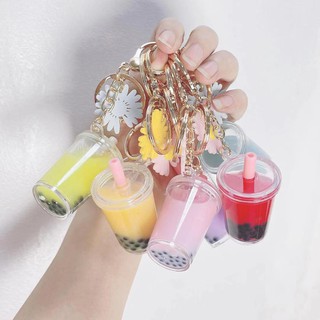 EMS new arrival fashion Korean style keychain 3D Flowing water bagcharm Good quality so cute (2)