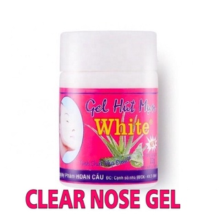 ۩AUTHENTIC CLEAR NOSE (GEL HUT MUN WHITE)