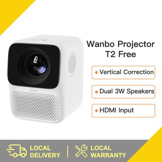 Wanbo T2 Max LCD Projector Support 1080P Vertical Keystone Correction Portable Home Theater