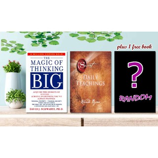 ❗❗BOOK BUNDLE SALE ❗❗THE MAGIC OF THINKING BIG and THE SECRET DAILY TEACHIHGS plus 1free Book