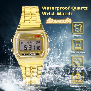 TMR LED Digital Waterproof Quartz Wrist Watch Dress