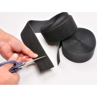 2 Meters Sewing Sew-On Velcro Hook and Loop Fastener Tape Nylon Interlocking Tape Non-Adhesive Back