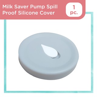 Orange and Peach Milk Saver Pump Spill Proof Silicone Cover