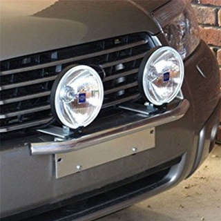 ✴Ss Car License Holder Light Bull Bumper Silver Bar Chrome (9)