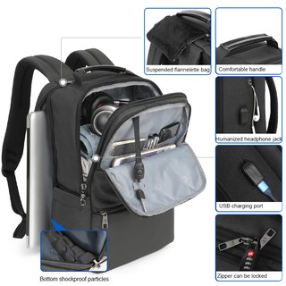 Tigernu Expandable Large Capacity Travel Backpack Anti-theft Laptop Backpack(19'') 3905 (2)