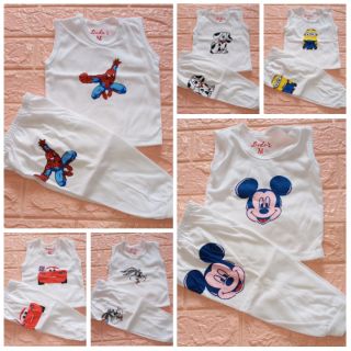 Infant wear Muscle Sando Pajama Terno for Boys 0-5months