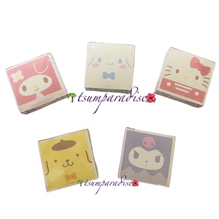 Sanrio Characters Square Memopad Notepad Hello Kitty Cinnamoroll Pompompurin Kuromi