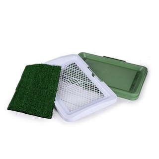 3 Layers Large Dog Pet Potty Training Pee Pad Mat Puppy Tray Grass Toilet Simulation Lawn For Indoo0