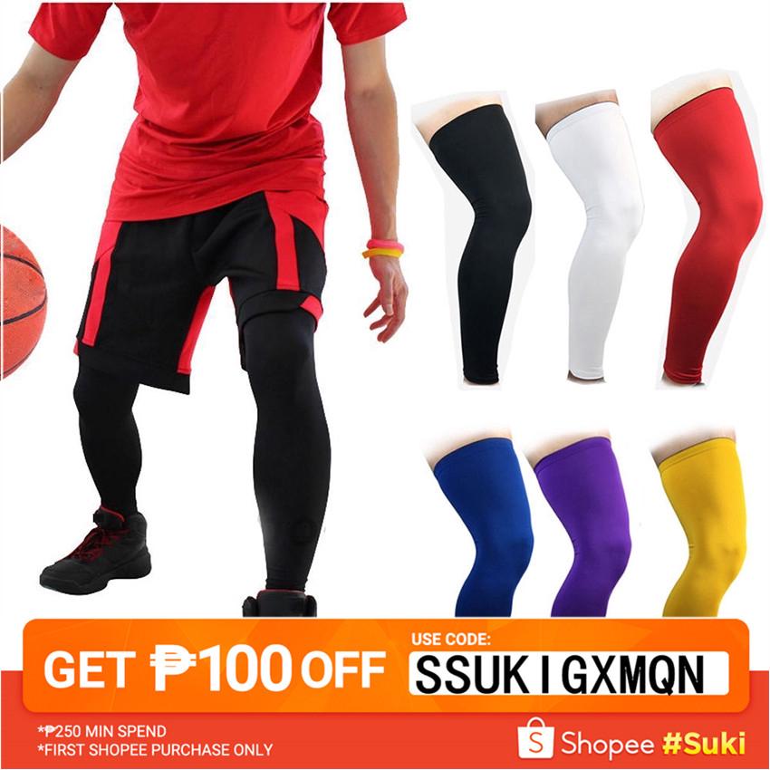 Sports Knee Pad Crashproof Antislip Basketball Leg Long Sleeve Protector Gear