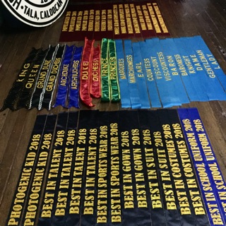 CUSTOMIZED SASH for events or any occasions (made to order)