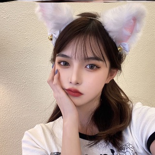 YOMI 2021 Ins Celebrity Headband A Cat Fox Ear Headdress Cats Head Hoop Animal Ear Hairpin Hair Clip