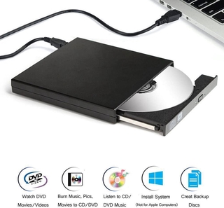 External DVD Optical Drive USB2.0 CD/DVD-ROM CD-RW Player Reader Recorder for Laptop (1)