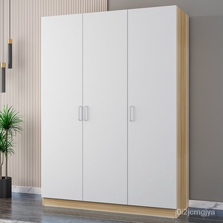 Simple Wardrobe Modern Simple Economical Small Apartment Solid Wood Plate Rental Room Household Bedr