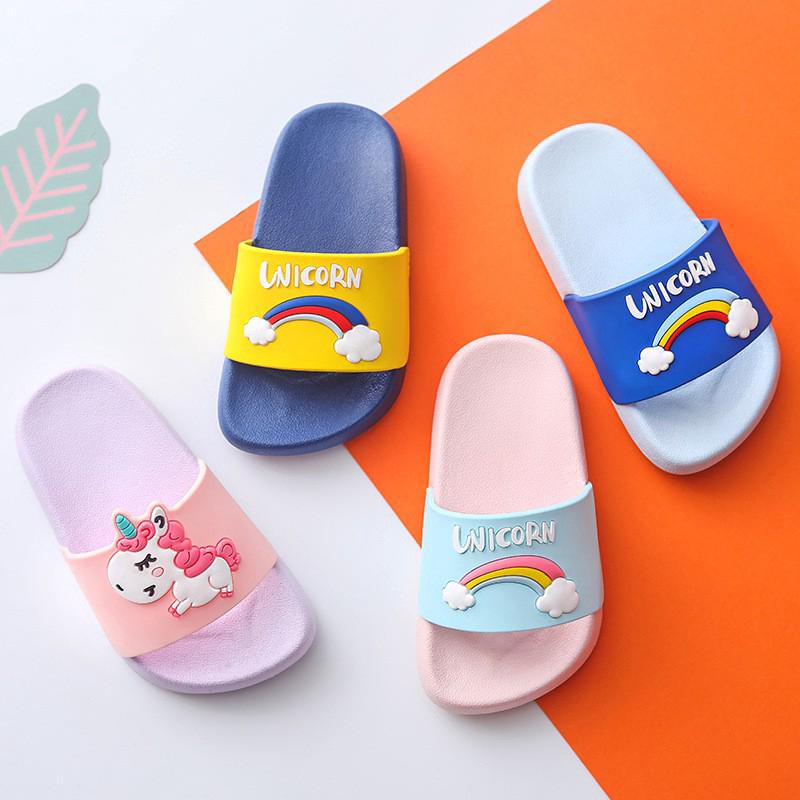 Unicorn - Boy And Girl Soft And Comfortable Parent-Child Slippers
