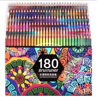 Ready Stock/◑Multicolour 180 Colors Professional Watercolor Pencils Set Artist Painting Sketching Wo