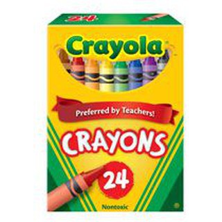 Crayola crayons 24 colors non toxic Original
