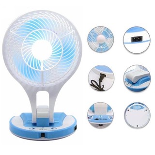 Rechargeable Fan with light portable Fan