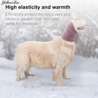 YellowBee Minimalistic Puppy Headscarf Dog Pet Ear Cover Grooming Earmuff Decompress for Winter