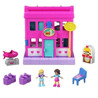 Polly Pocket Compact Places Pollyville Stores - Diner/Cafeteria