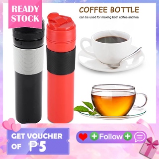 Ebayst 350ml Portable Coffee Press Bottle Tea Maker Water Cup (1)