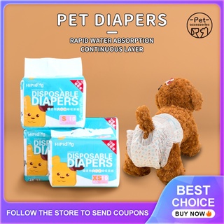 ☾◊♞Dog Diaper by 10'sp Disposable Diaper Pets Dogs Cats Pampers Underwear