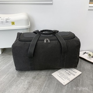Large Capacity Canvas Men Travel Bag Hand Luggage Carry On Duffle Bag Cabin Travelling Bag Multifunc