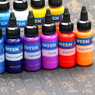 pigment☈【opening promotion】INTENZE tattoo inks 1oz 30ml 14 colors tattoo supply tattoo ink set