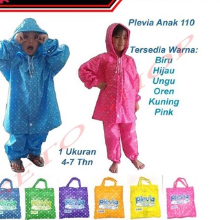 Plevia 110 Motif Raincoat for Kids 6EZF
