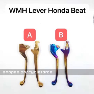 motorcycle brake lever beat carb use only,not for beat fi gold,titanium blue/gold