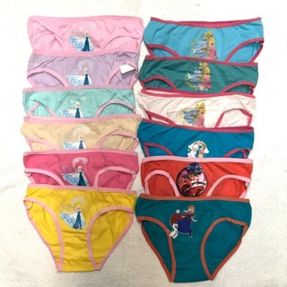 Disney panty for girls 12pcs