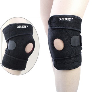 Hinged Knee Support Adjustable Strap Pain Relief Brace Wrap