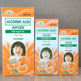 APCEE 60mL / 120mL / 250mL syrup Ascorbic Acid