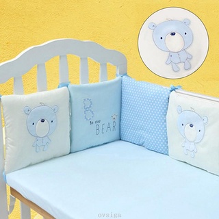 6 In 1 Baby Cradle Bedding Bumper Infant Crib Cot Set Newborn Gift VT0472 zwsI
