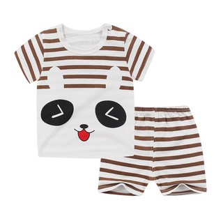 Baby Boy Clothes Cartoon T-shirt Tops+Shorts Outfits