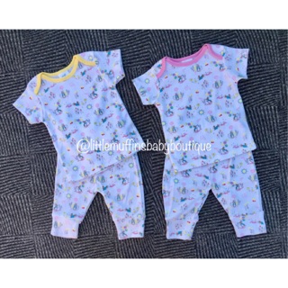 Bneck Shirt and Jogger Pajama Baby Terno for Girls (0-6 mos on TAG)