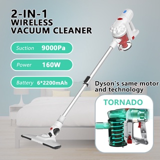 2 in 1 Handheld wireless Vacuum Cleaner Household floor mat Portable Rechargeable Powerful Suction