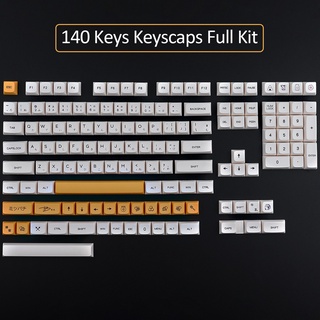 【COD】✎☂▽Keycaps , 140 key sublimation PBT XDA honey milk keycaps Cherry MX mechanical keyboard keyca