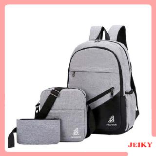 JY. Men's Canvas 3 in1 Backpack Concious Grain Bag Set (1)