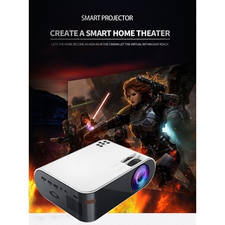 VCHIP W18 Projector For Home Theater Supports 1080P WiFi TV LED HDMI USB Portable Media Player Smart (7)