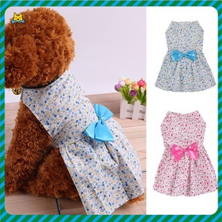New Pet Dress Pet Skirt Dog Skirt Cat Bow Friva Skirt Summer